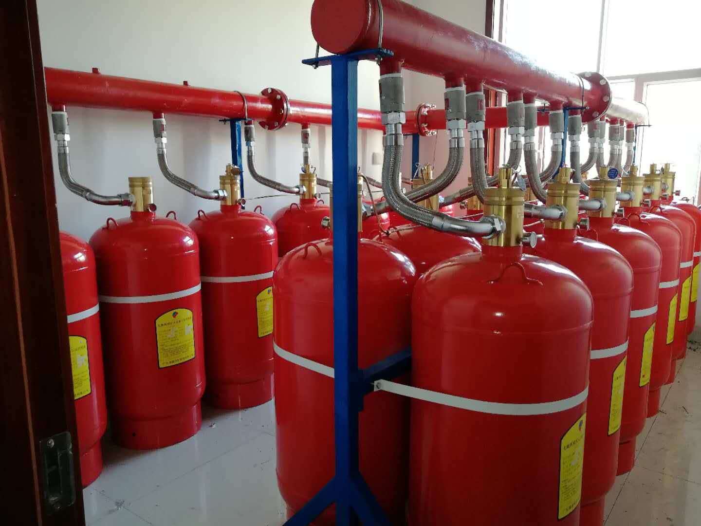 新疆七氟丙烷灭火系统安装现场